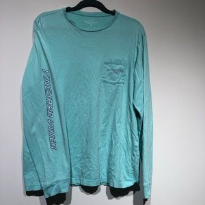 Vineyard Vines Long Sleeve Shirt Marlin Rod Size M